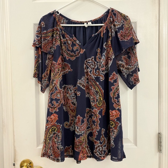 🍒4/$15 Paisley Print Women's Top - Picture 1 of 6